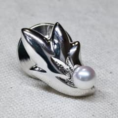 TASAKI SHINJU 真珠 シルバー 925 リーフ ピンブローチ 希少 - メルカリ