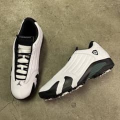 31cm NIKE ナイキ エアジョーダン 14 G ゴルフHJ7710-100 Air Jordan 14 Golf Oxidized Green HJ7710-100