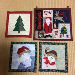 パッチワーク クリスマス タペストリーのサムネイル