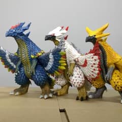 ウルトラマン マガバッサー＆グエバッサー＆ライバッサー ソフビ 塗装＆改造版 ウルトラマン マガバッサー＆グエバッサー＆ライバッサー ソフビ 塗装