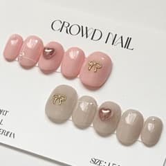 【最終値下げ】現品販売*No.8 ネイルチップ ベリーショートのサムネイル