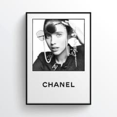 【A2】ポスター CHANEL インテリア モノトーン coco シャネル ポスター A2 シャネル モノトーン モノクロ 名言 パリ 北欧 CHANELの