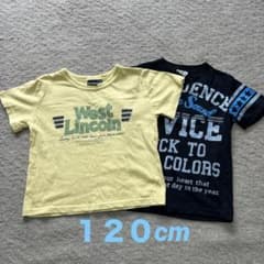 男の子☆１２０cm 半袖2枚セットのサムネイル