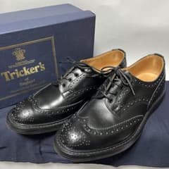 極美品 トリッカーズ M6518 ウイングチップシューズ 10 FIT5 黒 極美品 トリッカーズ M6518 ウイングチップシューズ 10 FIT5 黒 - メルカリ