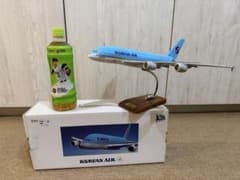 【レア/非売品】大韓航空 A380-800 大型模型 (全長38cm) 木製台座 m98098451697_1.jpg?1775358389