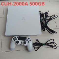 PlayStation 4 本体 ホワイト コントローラー付きのサムネイル