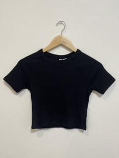 H&M リブ半袖Tシャツ Sのサムネイル