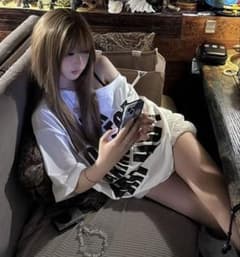 SHEIN ワンショルTシャツ y2k オフショルダーTシャツ Lサイズのサムネイル