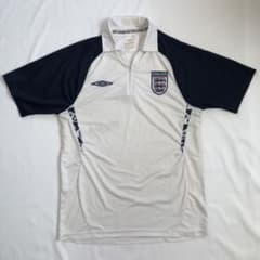 ヴィンテージ02 アンブロ　イングランド代表ハーフジップユニフォーム　UMBRO