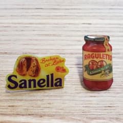 Sanella Raguletto ピンバッチ 2点セットのサムネイル