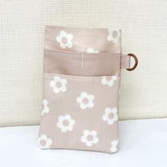 人気】ラミネート生地☆ナースポケット☆オーガナイザー⭐︎花柄