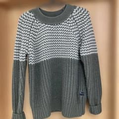 G-STAR RAW バイカラー クルーネック ニット セーター 長袖 Sのサムネイル