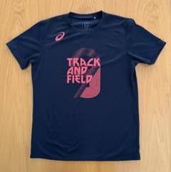 asics TRACK AND FIELD メンズTシャツ M ブラックのサムネイル