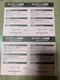 ディズニーリゾートポップコーン引き換え券のサムネイル