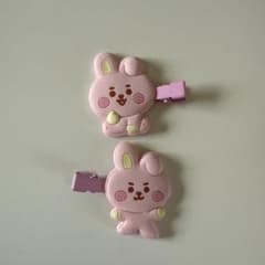 BT21 COOKY ヘアクリップ 2個セットのサムネイル