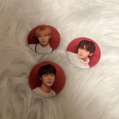 BTS 渋谷 109 クリスマス 缶バッジ ジン ジョングク ジミンのサムネイル