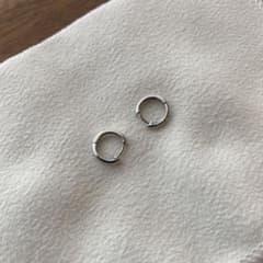 Carat  プラチナ　フープピアス　10mm ラウンドのサムネイル