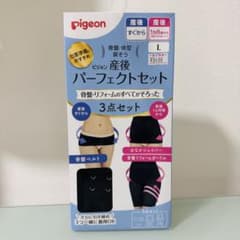 ✨新品✨ Pigeon 産後パーフェクトセット Lサイズ 骨盤 ベルト ガードルのサムネイル