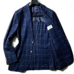 JUNMEN☆ウィンドウペン格子チェック テーラードジャケット アンコン