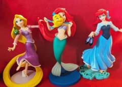 ラプンツェル　アリエル　フィギュア　まとめ売り Disney ディズニー フィギュア ラプンツェル アリエル - メルカリ