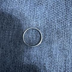 シンプル シルバーカラー リングのサムネイル