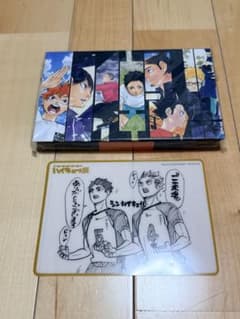 ハイキュー!!展 2021排球箱 メモ帳＆ステッカーセット　特典カード　梟谷学園のサムネイル