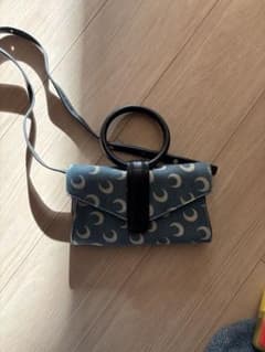 デニムの月模様リングハンドルバッグ デニムの月模様リングハンドルバッグ - メルカリ