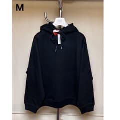 新品 M 25ss dries van noten 黒ルーズパーカー 18331 - メルカリ