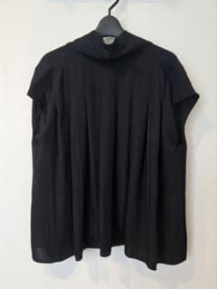 美品】《Theory2026春夏》2WAYタイネックショートスリーブブラウス