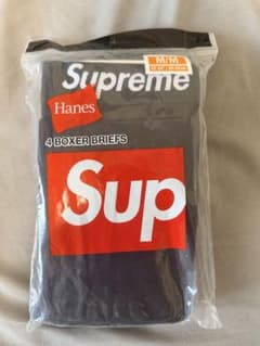 Supreme Hanes ボクサーパンツ ブラック Mサイズ 1枚のサムネイル