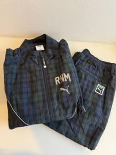 renoma×PUMA チェック柄ジャケットとパンツセット L renoma×PUMA チェック柄ジャケットとパンツセット L - メルカリ