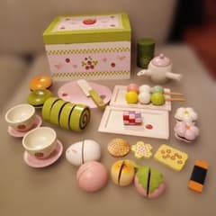 マザーガーデン お茶会セット 和菓子 木のままごと いちご - メルカリ
