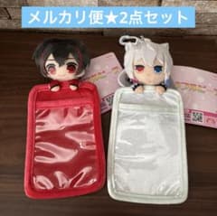◆カラフルピーチ ぬいぐるみ　パスケース ゆあん　どぬく　2点セット