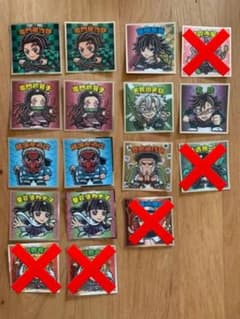 鬼滅の刃マンチョコ シールのサムネイル