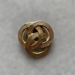 金色の三つ編み風帯留クリップタイプのサムネイル