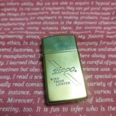 ZIPPO SOLID BRASS オイルライター スリムのサムネイル