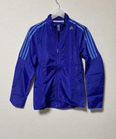 adidas ランニングジャケット S14818 ブルー Lのサムネイル