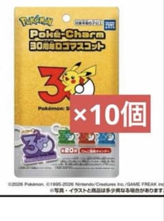 ★即日発送★ Pokemon charm 30周年 ロゴマスコット 10個　②のサムネイル