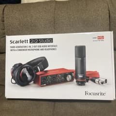 Focusrite Scarlett 2i2 Studio Pack(gen3)のサムネイル