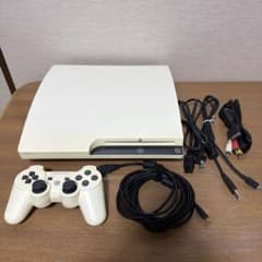 ホワイト PlayStation 3 本体 コントローラー付きのサムネイル