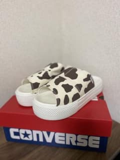 厚底サンダル 25cm 牛柄 コンバース converseのサムネイル