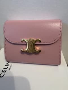 【最終値下げ】CELINE スモールフラップウォレット トリオンフ 最終値下げ！CELINE トリオンフ スモールフラップウォレット - メルカリ