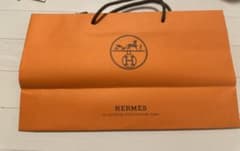 HERMES ショップ袋 ショッパー オレンジのサムネイル
