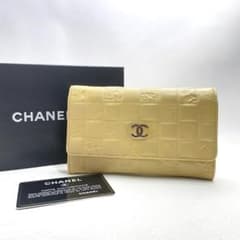 シャネル CHANEL 二つ折り財布 ココマーク アイコンライン 0702-5