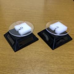 ソーラー ターンテーブル 2個セット フィギュア プラモデル ②のサムネイル
