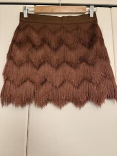 BCBGMAXAZRIA フリンジ ミニスカートのサムネイル