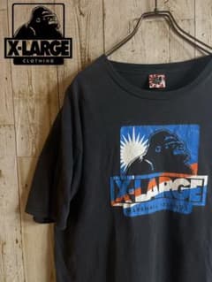 xlarge デカロゴTシャツ 黒 Lサイズのサムネイル