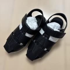 【最終値下】【お買得品】牛革 日本製 グルカサンダル 22.5cm ブラックのサムネイル