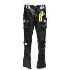 GUAPI グアピ BLACK OPS LEATHER PANTS:size32のサムネイル