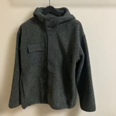 GU×ENGINEERED GARMENTS ボアフリーススナップパーカ グレーのサムネイル